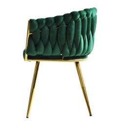 Sillón KING, metal dorado