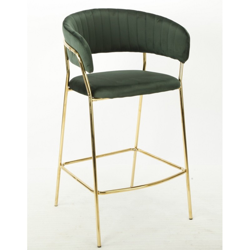 Taburete KEFREN NEW, metal dorado