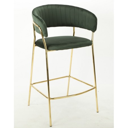 Taburete KEFREN NEW, metal dorado