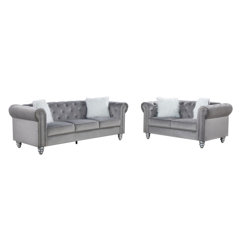 Set Sofás CHESTER STYLE, 3 + 2 plazas