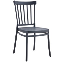 Silla MILOS NEW, apilable, tratamiento anti UV