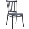 Silla MILOS NEW, apilable, tratamiento anti UV