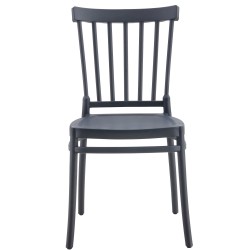 Silla MILOS NEW, apilable, tratamiento anti UV