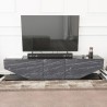 Mueble de TV VIOLET, bilaminado mármol negro