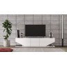 Mueble de TV VIOLET, bilaminado blanco brillo