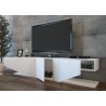 Mueble de TV VIOLET, bilaminado blanco brillo