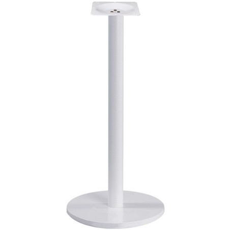 Base de mesa BOHEME, alta, blanca, 43 cms de diámetro