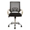 Sillón de oficina FISS NEW, brazos blanco, basculante