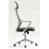 Sillón de oficina MARIO, alto, gris