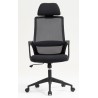 Sillón de oficina MARIO, alto, negro