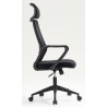 Sillón de oficina MARIO, alto, negro