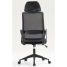 Sillón de oficina MARIO, alto, negro