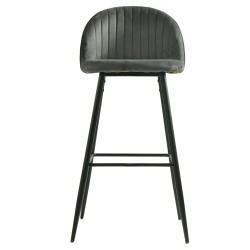 Taburete PALM GREY, metal
