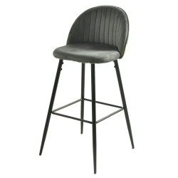 Taburete PALM GREY, metal