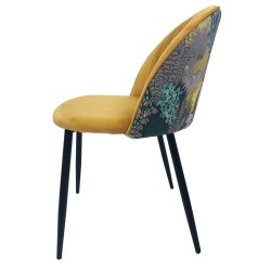Silla PALM YELLOW, metal
