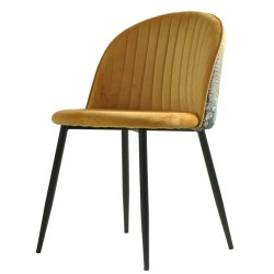 Silla PALM YELLOW, metal