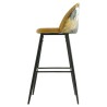 Taburete PALM YELLOW, metal