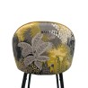 Taburete PALM YELLOW, metal