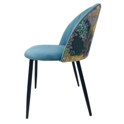 Silla PALM SKY BLUE, metal