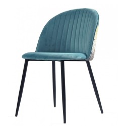 Silla PALM SKY BLUE, metal