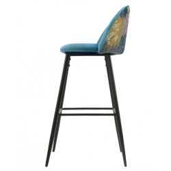 Taburete PALM SKY BLUE, metal
