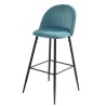 Taburete PALM SKY BLUE, metal