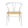 Silla WISH, madera de haya, blanca