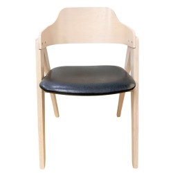 Sillón JARSY, madera de hevea, natural