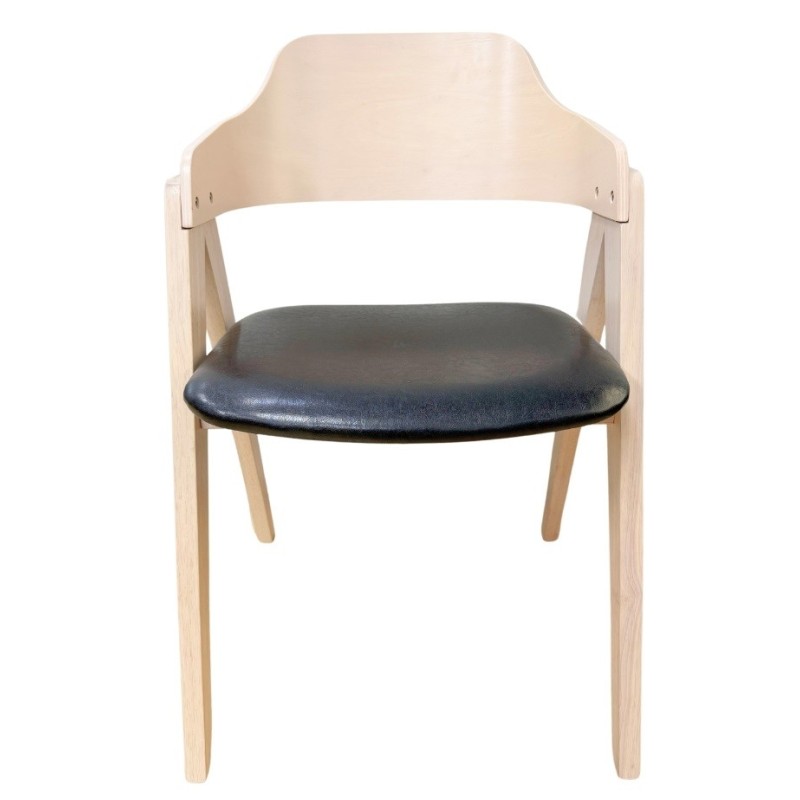Sillón JARSY, madera de hevea, natural