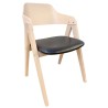 Sillón JARSY, madera de hevea, natural