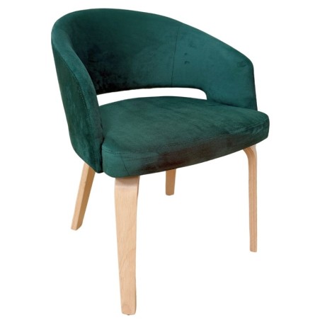 Sillón VISEU, contrachapado de madera de hevea, natural