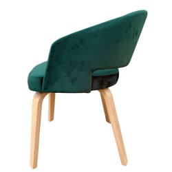 Sillón VISEU, contrachapado de madera de hevea, natural