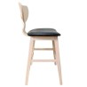 Taburete DUBLIN, madera de hevea, natural