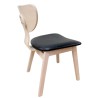 Silla DUBLIN, contrachapado de madera de hevea, natural