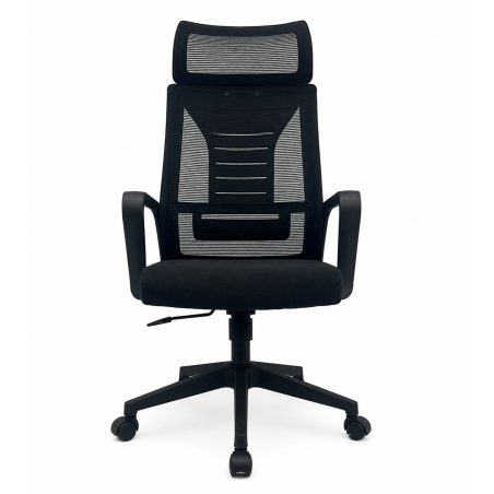 Sillón de oficina UTRECH, alto, negro