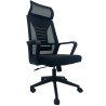 Sillón de oficina UTRECH, alto, negro