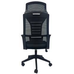Sillón de oficina UTRECH, alto, negro