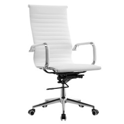 Sillón de oficina OLIVER, alto, regulación de altura, basculante profundo