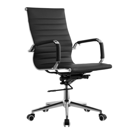 Sillón de oficina OLIVER, giratorio, regulación de altura, basculante profundo