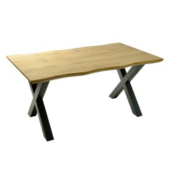 Mesa LERMA 180, metal, negro