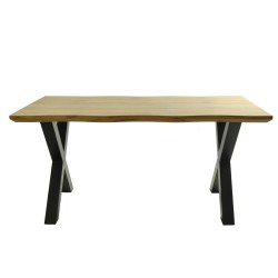 Mesa LERMA 180, metal, negro