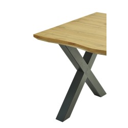 Mesa LERMA 180, metal, negro