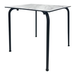 Mesa FERAY, apilable, epoxi color negro