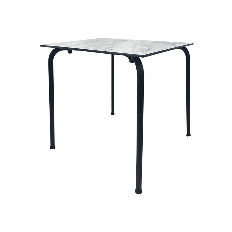 Mesa FERAY, apilable, epoxi color negro