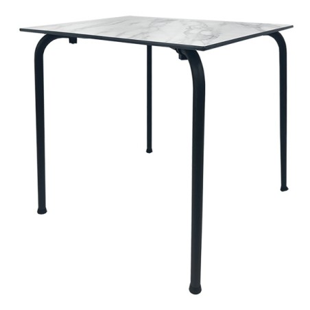 Mesa FERAY, apilable, epoxi color negro