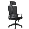 Sillón de oficina MELLAC, alto, negro