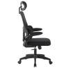 Sillón de oficina BERNAY, alto, negro