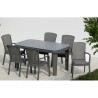 Mesa MOJÁCAR, polipropileno gris