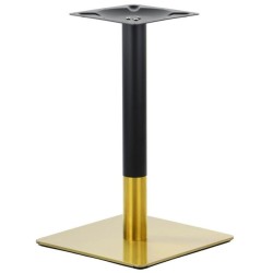 Base de mesa VERSALLES NEW 72 CUDO, dorada y negra, 45 x 45 cms