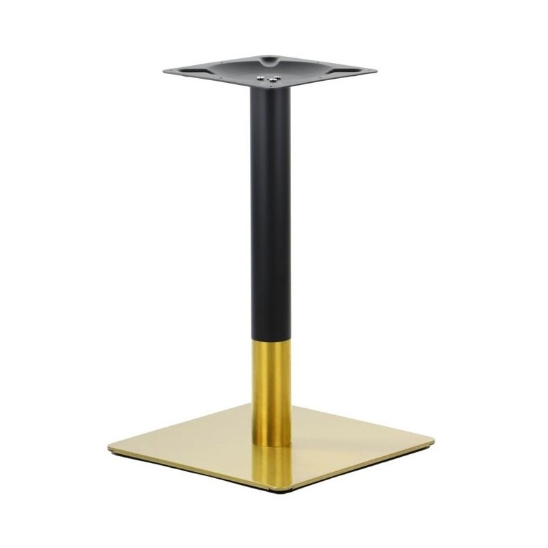 Base de mesa VERSALLES NEW 72 CUDO, dorada y negra, 45 x 45 cms